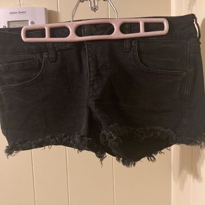 Black American Eagle jean shorts